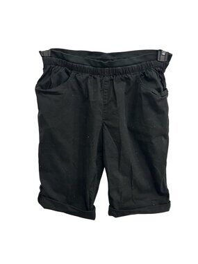 Barbara Lesser Women's Black Bermuda Shorts Size XS Coastal Minimalist